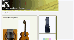 Desktop Screenshot of classicalguitar.com.hk