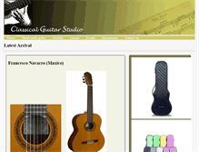 Tablet Screenshot of classicalguitar.com.hk