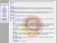 Tablet Screenshot of classicalguitar.net