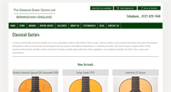 Desktop Screenshot of classicalguitar.co.uk