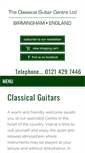 Mobile Screenshot of classicalguitar.co.uk